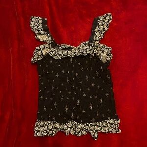 Black and white tank